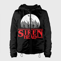 Куртка с капюшоном женская Siren Head, цвет: 3D-черный