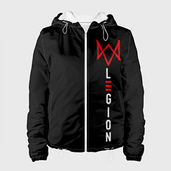 Куртка с капюшоном женская Watch Dogs: Legion, цвет: 3D-белый