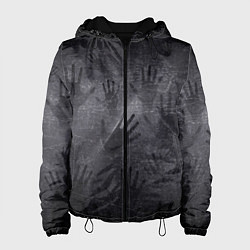 Куртка с капюшоном женская ЛАДОНИ УШЕДШИХ, цвет: 3D-черный