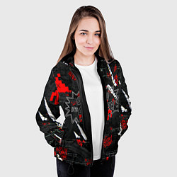 Куртка с капюшоном женская Watch Dogs: Legion, цвет: 3D-черный — фото 2