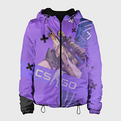 Куртка с капюшоном женская CS GO Dragon lore, цвет: 3D-черный