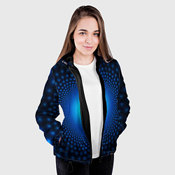 Куртка с капюшоном женская Abstark, цвет: 3D-черный — фото 2