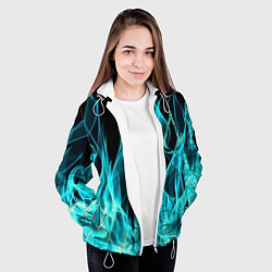 Куртка с капюшоном женская ASSASSINS CREED VALHALLA, цвет: 3D-белый — фото 2