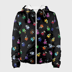 Куртка с капюшоном женская Among Us, цвет: 3D-белый