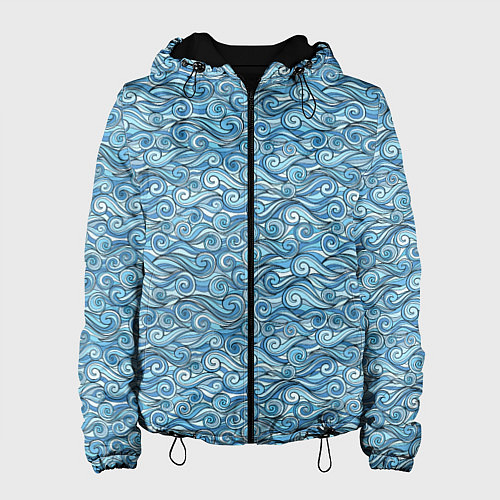 Женская куртка Море волнуется / 3D-Черный – фото 1