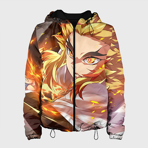 Женская куртка Клинок Рассекающий Демонов / 3D-Черный – фото 1