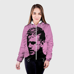 Куртка с капюшоном женская Lil peep, цвет: 3D-белый — фото 2