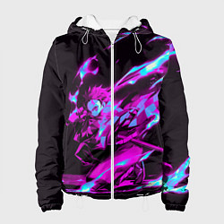 Куртка с капюшоном женская НЕОНОВЫЙ ТАНДЖИРО, цвет: 3D-белый