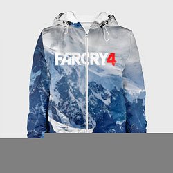 Куртка с капюшоном женская FARCRY 4 S, цвет: 3D-белый