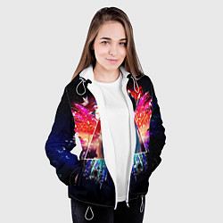 Куртка с капюшоном женская Шинобу Кочо, цвет: 3D-белый — фото 2