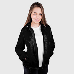 Куртка с капюшоном женская Ягуар, цвет: 3D-черный — фото 2