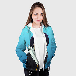 Куртка с капюшоном женская ЯТОЧКА, цвет: 3D-белый — фото 2