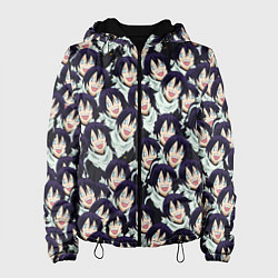 Куртка с капюшоном женская ЯТО БЕЗДОМНЫЙ БОГ, цвет: 3D-черный