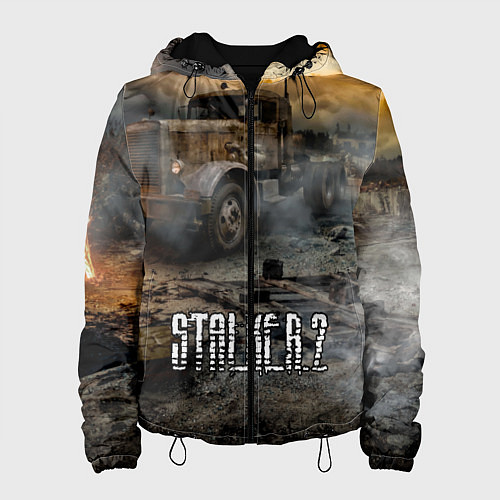 Женская куртка Stalker 2 Мертвый город / 3D-Черный – фото 1