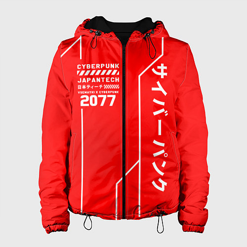 Женская куртка CYBERPUNK FASHION / 3D-Черный – фото 1