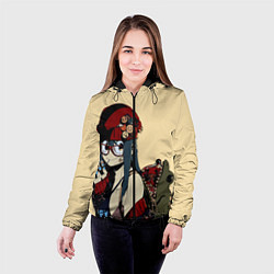 Куртка с капюшоном женская Фроппи Моя геройская академия, цвет: 3D-черный — фото 2