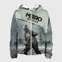 Куртка с капюшоном женская Metro Exodus, цвет: 3D-белый