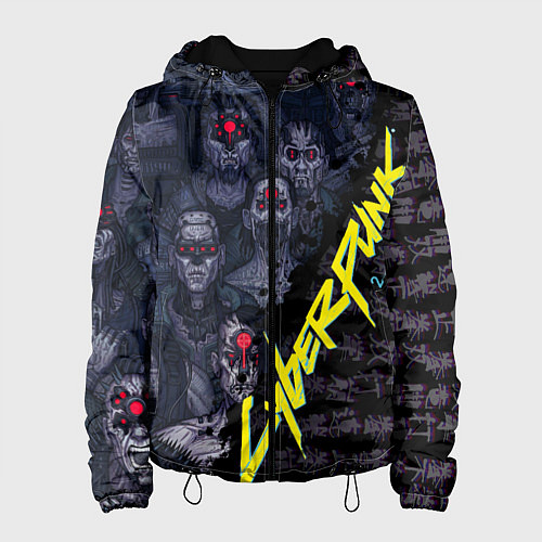 Женская куртка Cyberpunk 2077 / 3D-Черный – фото 1