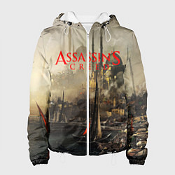 Куртка с капюшоном женская Assassin’s Creed, цвет: 3D-белый