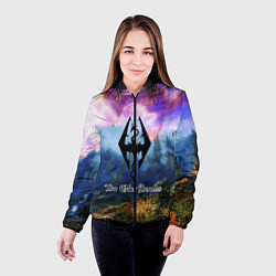 Куртка с капюшоном женская The Elder Scrolls, цвет: 3D-черный — фото 2