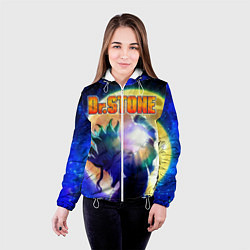 Куртка с капюшоном женская Доктор Стоун, цвет: 3D-белый — фото 2