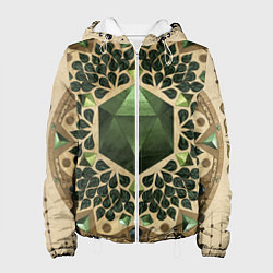 Куртка с капюшоном женская DnD Dices: Pattern, цвет: 3D-белый