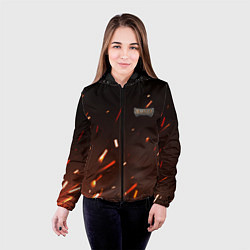 Куртка с капюшоном женская VALHEIM ВАЛЬХЕЙМ Z, цвет: 3D-черный — фото 2