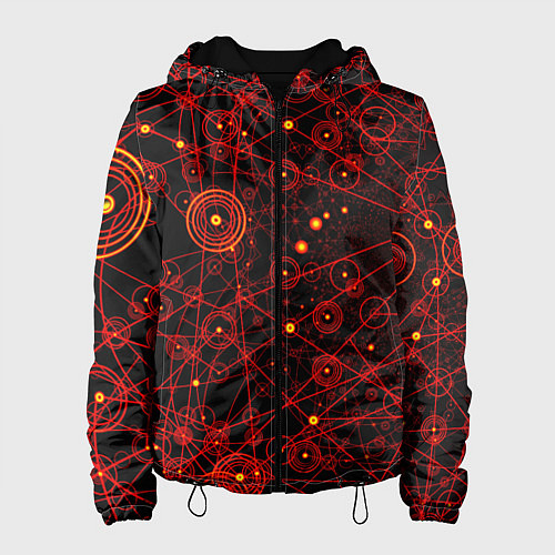 Женская куртка Данные сети / 3D-Черный – фото 1