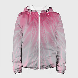 Куртка с капюшоном женская Абстракция, цвет: 3D-белый