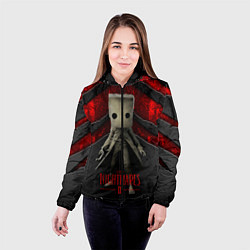 Куртка с капюшоном женская Little Nightmares 2, цвет: 3D-черный — фото 2