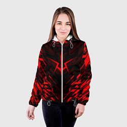 Куртка с капюшоном женская КОД ГИАС CODE GEASS, цвет: 3D-белый — фото 2