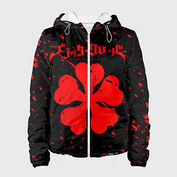 Женская куртка ЧЕРНЫЙ КЛЕВЕР АНИМЕ,