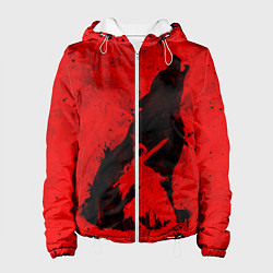 Куртка с капюшоном женская DARK SOULS ТЁМНЫЕ ДУШИ, цвет: 3D-белый