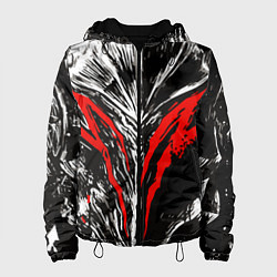 Куртка с капюшоном женская BERSERK, цвет: 3D-черный