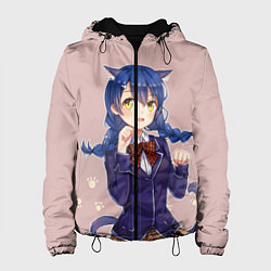 Куртка с капюшоном женская Повар боец Сома, цвет: 3D-черный