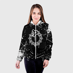 Куртка с капюшоном женская 7 СМЕРТНЫХ ГРЕХОВ МЕЛИОДАС, цвет: 3D-белый — фото 2