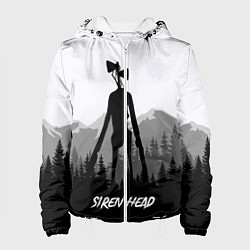 Куртка с капюшоном женская SIREN HEAD DARK FOREST, цвет: 3D-белый