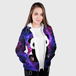 Куртка с капюшоном женская Space Panda, цвет: 3D-белый — фото 2