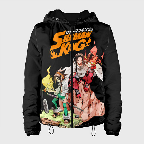 Женская куртка Шаман Кинг Ремейк аниме / 3D-Черный – фото 1