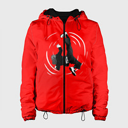 Куртка с капюшоном женская Магическая битва Jujutsu kai, цвет: 3D-черный