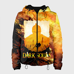 Куртка с капюшоном женская DARKSOULS SKULL&MAGIC, цвет: 3D-черный