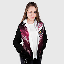 Куртка с капюшоном женская ИЧИГО БЛИЧ BLEACH, цвет: 3D-белый — фото 2