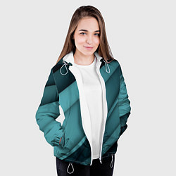 Куртка с капюшоном женская VUAL, цвет: 3D-белый — фото 2