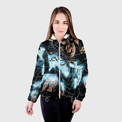 Куртка с капюшоном женская Solo leveling, цвет: 3D-белый — фото 2