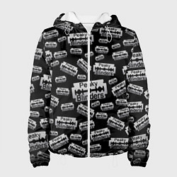 Куртка с капюшоном женская Peaky Blinders Лезвие Паттерн, цвет: 3D-белый