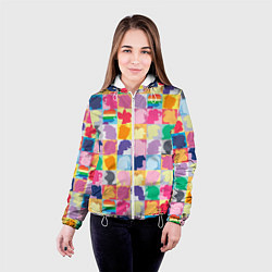 Куртка с капюшоном женская Команда пони, цвет: 3D-белый — фото 2