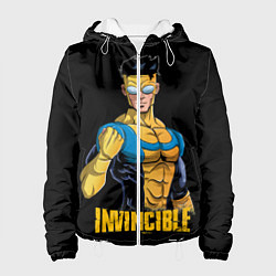 Куртка с капюшоном женская Mark Grayson Invincible, цвет: 3D-белый