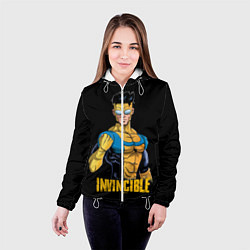 Куртка с капюшоном женская Mark Grayson Invincible, цвет: 3D-белый — фото 2