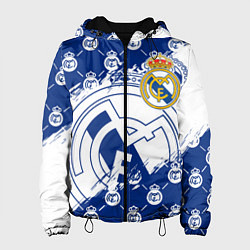 Куртка с капюшоном женская REAL MADRID РЕАЛ МАДРИД, цвет: 3D-черный