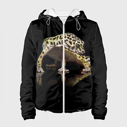 Куртка с капюшоном женская ЭУБЛЕФАР EUBLEPHARIS, цвет: 3D-белый